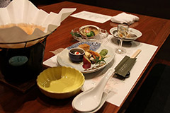 Repas kaiseki : une multitude de petits plats