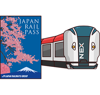 Japan Rail Pass et train Narita Express